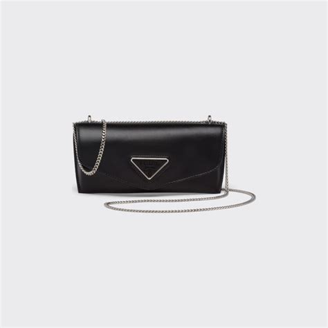 prada leather envelope clutch|Prada leather clutches.